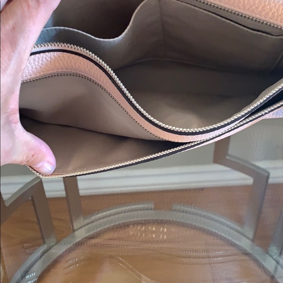 NWOT Coach Leather Pink Clutch